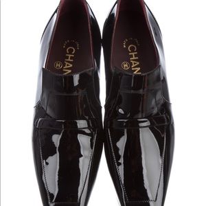 Chanel Women’s Fancy Patent Leather Oxford Size 7.5